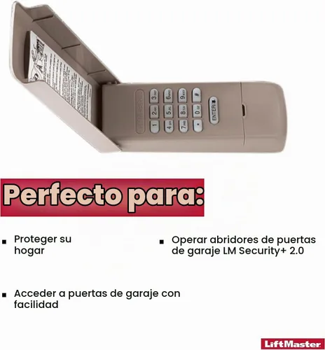 Vista 6 de Liftmaster 877LM Entrada sin llave inalámbrica