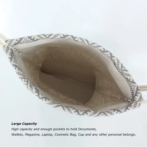 Vista 4 de Miomao Mochila con cordón de elefante, bolsa de gimnasio, mochila deportiva de lona
