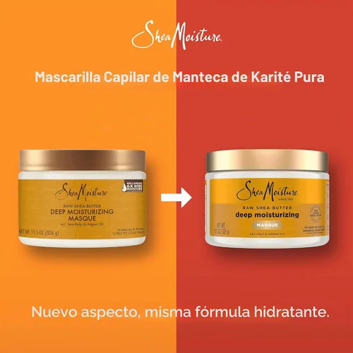 Vista 3 de SheaMoisture - Mascarilla hidratante profunda de manteca de karité