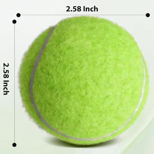 Vista 2 de FURWEY - Pelotas de tenis, paquete de 24/36/80 pelotas de tenis a granel, pelotas de tenis sin presión, vienen con bolsa de malla para un fácil