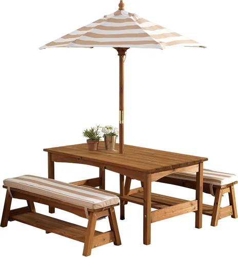 Vista 4 de Set mesa y bancos para el aire libre KidKraft, 500, 1