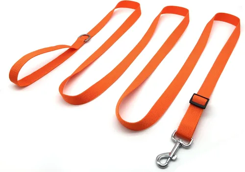 Vista 15 de TAIAN Correa ajustable de nailon para perro, correas de perro de 6 pies de largo para perros medianos y grandes
