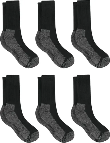 Vista 4 de Hanes Men's Work Socks, 6-Pack