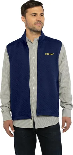 Vista 44 de Vantage Apparel Chaleco Acolchado con Cremallera Completa Universitario para Hombre