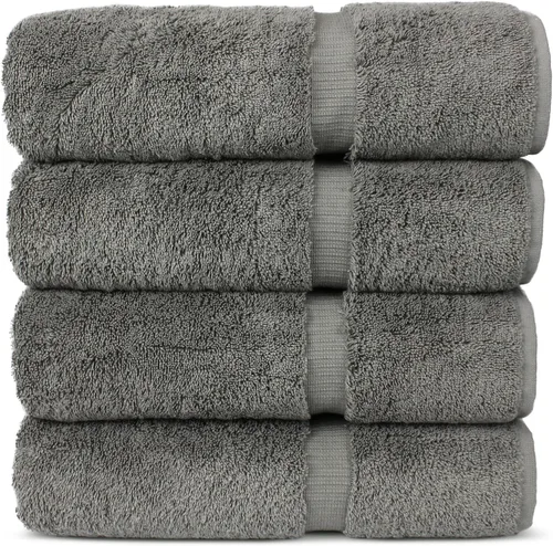 Vista 53 de Chakir Turkish Linens Toallas turcas de alta calidad 100% algodón para baño, toallas de baño grandes de 30 x 60 pulgadas (4 piezas, aguamarina)