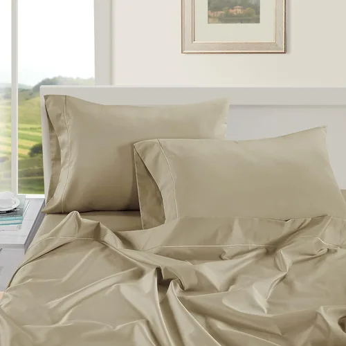Vista 187 de LANE LINEN - Sábanas individual 100% algodón egipcio suave, cómodo y grueso de calidad de hotel, costuras reforzadas totalmente elásticas, sin