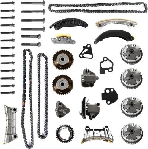 Vista 13 de Kit de cadena de distribución del motor w/VVT para Discovery Sport 2015-2018 1999CC 122Cu para Evoque 2.0L 2012-2017 Reemplazar #