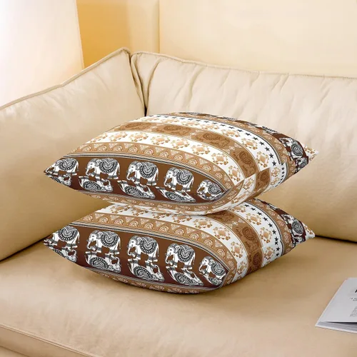 Vista 97 de Guitar Print Double Sides Print Pillow Covers 16"x16",Music Themed Bass Instruments Pillowcase Soft Square Cushion Cases,Rustic Music Score Note