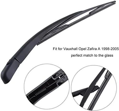 Vista 2 de Car Rear Wiper Blades Back Windscreen Wiper Arm For Opel Zafira A 1998-2005 auto parts