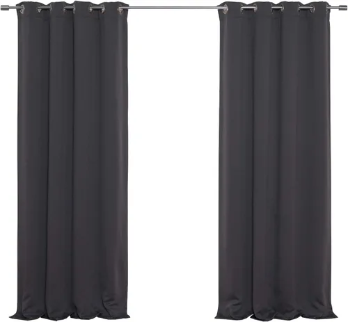 Vista 27 de Best Home Fashion Cortinas opacas aisladas térmicamente - Parte superior del ojal de bronce antiguo - 52" de ancho x 84" Largo - (Juego de 2 Paneles)
