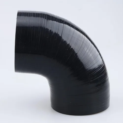 Vista 44 de AC PERFORMANCE ID 1.1" (28mm), Acoplador de codo de 90 grados, longitud de la pierna 3.5" (90mm), grosor de la pared 0.18" (4.5mm), 3 capas