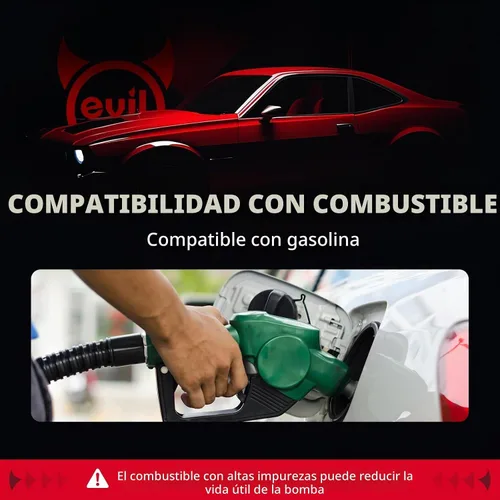 Vista 5 de EVIL ENERGY EFI 255LPH Bomba eléctrica de combustible en tanque de alto flujo 43PSI Kit
