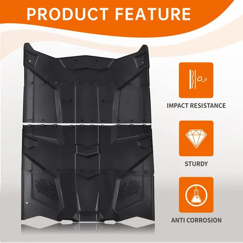Vista 7 de X3 Cubierta Superior de Techo Duro Combinada de 4 Piezas Compatible con Can Am Maverick X3 Max X DS RS MR Turbo RR 4 Puertas 2017-2024 Accesorios