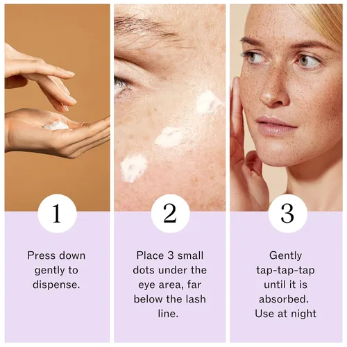 Vista 5 de LilyAna Naturals Crema de ojos - Crema de ojos para ojeras e hinchazón, crema para debajo de los ojos, crema antienvejecimiento para ojos que reduce