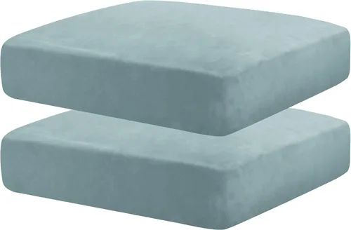 Vista 105 de MAXIJIN Fundas de cojín elásticas de terciopelo para sofá, funda de cojín suave de repuesto para sofá de dos plazas, protector de asiento