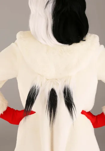 Vista 14 de Disfraz de Abrigo Cruella De Vil para Adolescentes de 101 Dálmatas de Disney Multicolor
