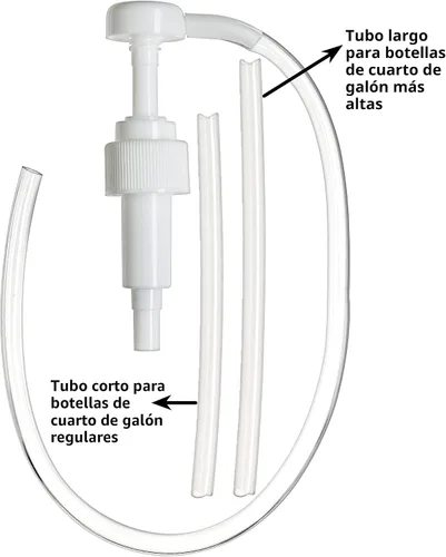 Vista 2 de Slippery Pete La bomba manual de 5 cc transfiere aceite de engranajes, transmisión y fluidos diferenciales de botellas de cuarto de galón