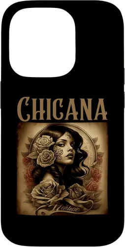 Vista 17 de iPhone 16 Chicana Style Tattoos Clothes Women Mexican American Latina Case