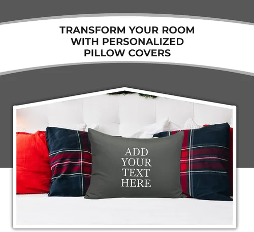 Vista 5 de Personalized Passion Fundas de almohada tamaño corporal (20 x 54 pulgadas), fundas de almohada suaves y acogedoras con cierre de sobre con nombre