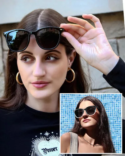 Vista 29 de FIMILU Paquete de 2 lentes de sol polarizados para mujer, lentes de protección UV400, montura grande, lentes de moda, elegantes