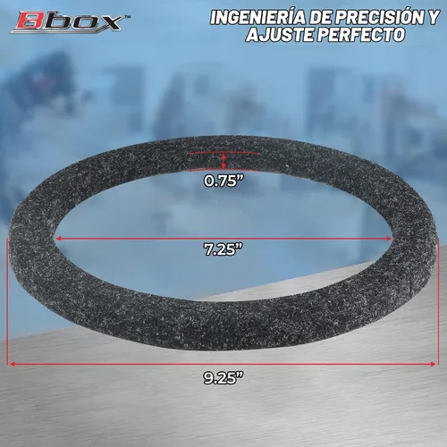 Vista 3 de Atrend Espaciador universal construido en Mdf para altavoz de 8 pulgadas o sub - añade 3/4" a profundidad