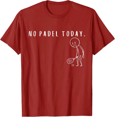 Vista 63 de No Padel Today Funny Padel Stickman Padel Playera Jugador de Tenis