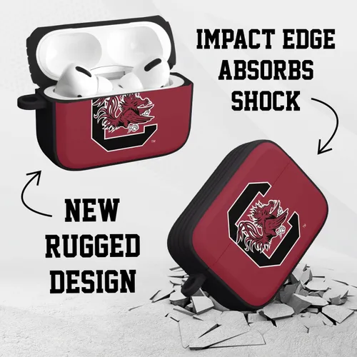 Vista 3 de AFFINITY BANDS South Carolina Gamecocks HDX - Funda compatible con Apple AirPods Pro 1 y 2 (clásico)