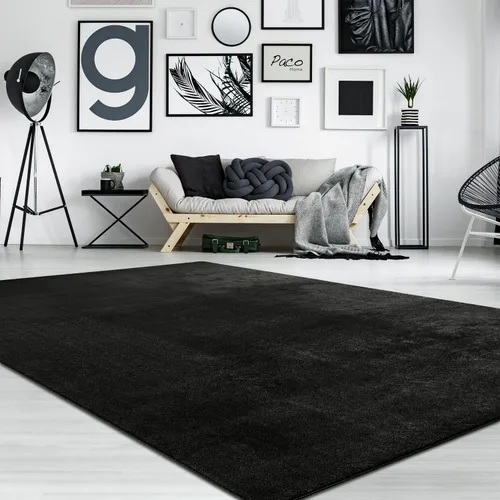 Vista 24 de Paco Home Alfombra suave en cobre acogedora alfombra antideslizante color sólido lavable, tamaño: 6'7" x 9'2" Marrón cobre
