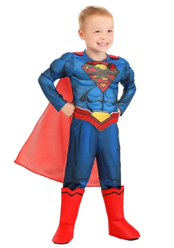 Vista 9 de Disfraz Deluxe de Superman para Niños Pequeños Multicolor