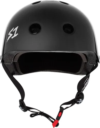 Vista 2 de S1 - Casco mini Lifer para ciclismo, patinaje y patinaje sobre ruedas, espuma EPS Fusion, certificación CPSC y ASTM Brillo negro