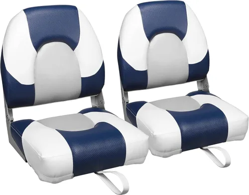 Vista 16 de Leader Accessories Un par de asientos plegables Elite para barco de pesca con respaldo bajo/alto (2 asientos)