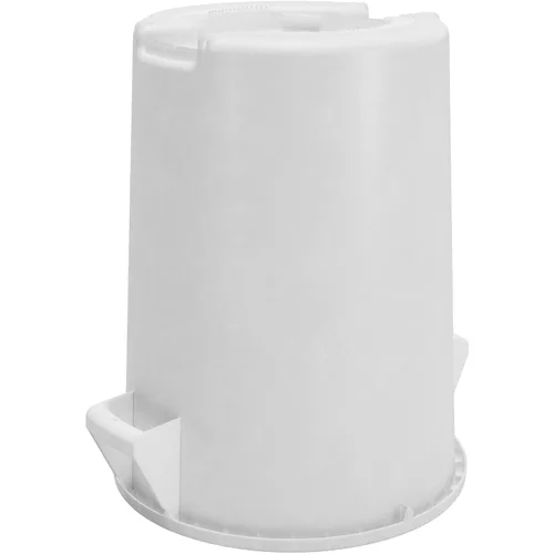 Vista 3 de SPARTA Bronco Contenedor de basura redondo para desechos, 20 galones, color blanco, paquete de 6