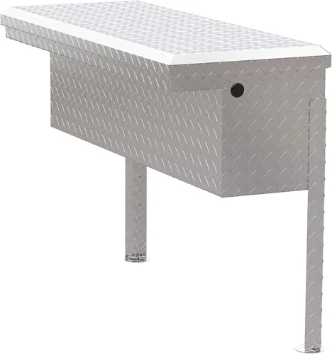 Vista 8 de UWS EC30361 Caja de herramientas lateral de aluminio de pared pesada de 36 pulgadas con perfil bajo, tapa RigidCore