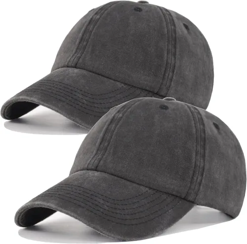 Vista 7 de TSSGBL - Gorras de béisbol ajustables de algodón lavado estilo vintage, sin estructura, de perfil bajo, desgastadas, gorra clásica para papá