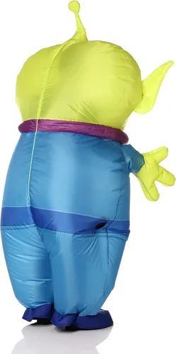 Vista 4 de Disguise Disfraz inflable unisex para adultos alienígenas, Multicolor