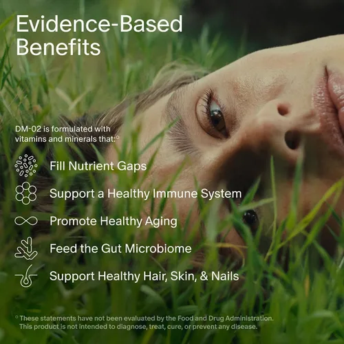 Vista 2 de Seed Multivitamínico diario DM-02 - para mujeres y hombres - Recarga de 30