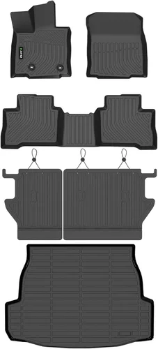 Vista 90 de Alfombrilla de maletero para todo tipo de clima para Mazda CX-30 2020-2025 2026, accesorios de maletero de auto de ajuste personalizado - Negro