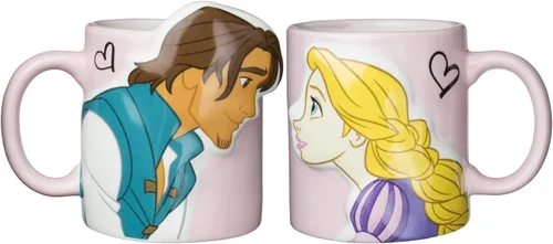 Vista 9 de Disney SAN2519 Beauty and the Beast Bella & Beast Kiss - Taza de 10.1 fl oz (10.1 fl oz)