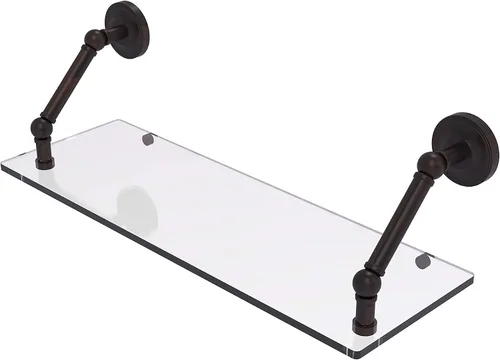 Vista 50 de Allied Brass PR-1/22-ORB Pr - Estante de vidrio con bordes biselados de 1 pulgada, 22 pulgadas, bronce aceitado