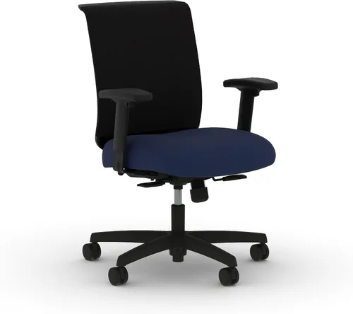 Vista 7 de HON Convergence - Silla de oficina ergonómica con respaldo de malla, brazos ajustables, soporte lumbar, silla de escritorio con inclinación
