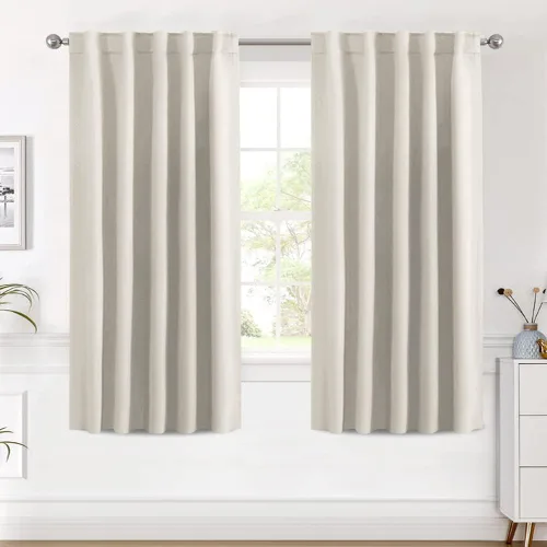 Vista 139 de H.VERSAILTEX Cortinas Opacas con Aislamiento Térmico, Paneles de Tratamiento de Ventanas que Oscurecen la Habitación, Cortinas Opacas para Sala
