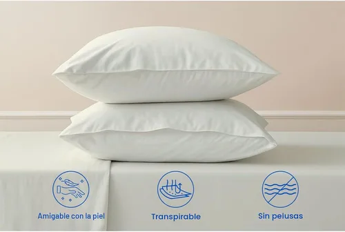 Vista 3 de Sábanas extra profundas, sábanas de algodón, 100% algodón, sábana bajera de bolsillo extra profundo de 22 pulgadas con elástico en todo el contorno