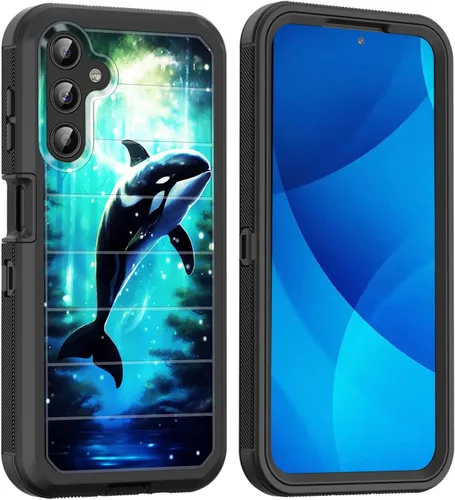 Vista 125 de Funda para Galaxy A15 5G, cuerpo completo, protección contra caídas, a prueba de polvo, resistente de 3 capas, militar, resistente, duradera