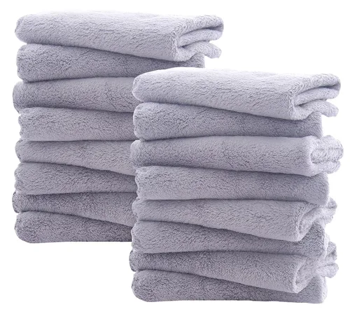 Vista 21 de Paquete de 8 paños grandes para eructos para bebé, 20 x 10 pulgadas, paños para eructos ultra absorbentes, paños de mano, toalla para recién nacido