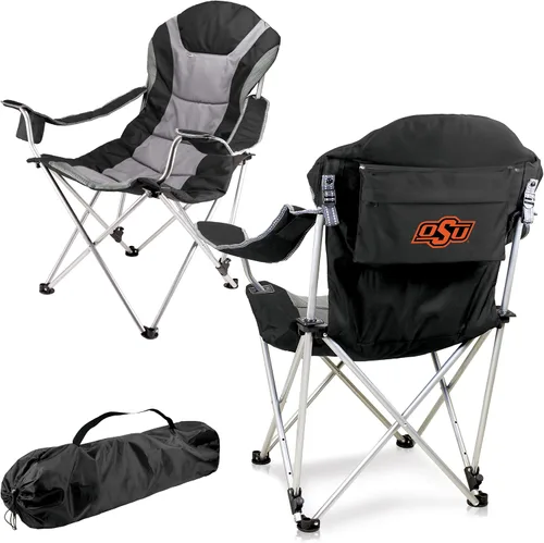 Vista 16 de Picnic TIME NCAA Arkansas Razorbacks Reclining Camp Chair - Beach Chair for Adults - Sports Chair with Carry Bag