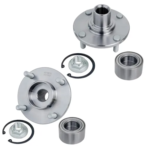 Vista 13 de Detroit Axle - 2 rodamientos de rueda delanteros para Ford Contour Mercury Cougar Mystique Volvo S40 V40, trasero para Escape Mariner Mazda Tribute