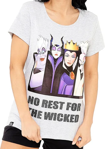 Vista 3 de Disney Pijama corto Villian para mujer