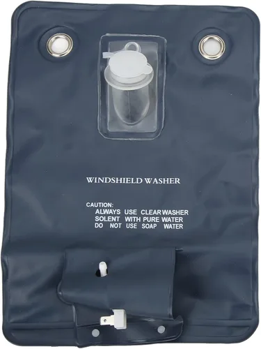 Vista 5 de Bomba de lavado de parabrisas de automóvil, kit de lavado de parabrisas fácil de reemplazar, práctico kit de bolsa de lavadora con bomba