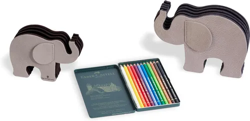 Vista 2 de Faber-Castell Graf von Portalápices Elefante Mediano, Nubuck