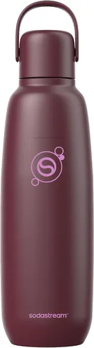 Vista 16 de sodastream Fizz & Go Cool, Botella de agua carbonatada de acero inoxidable de 0.9 L, botella de metal aislada para agua con gas, compatible